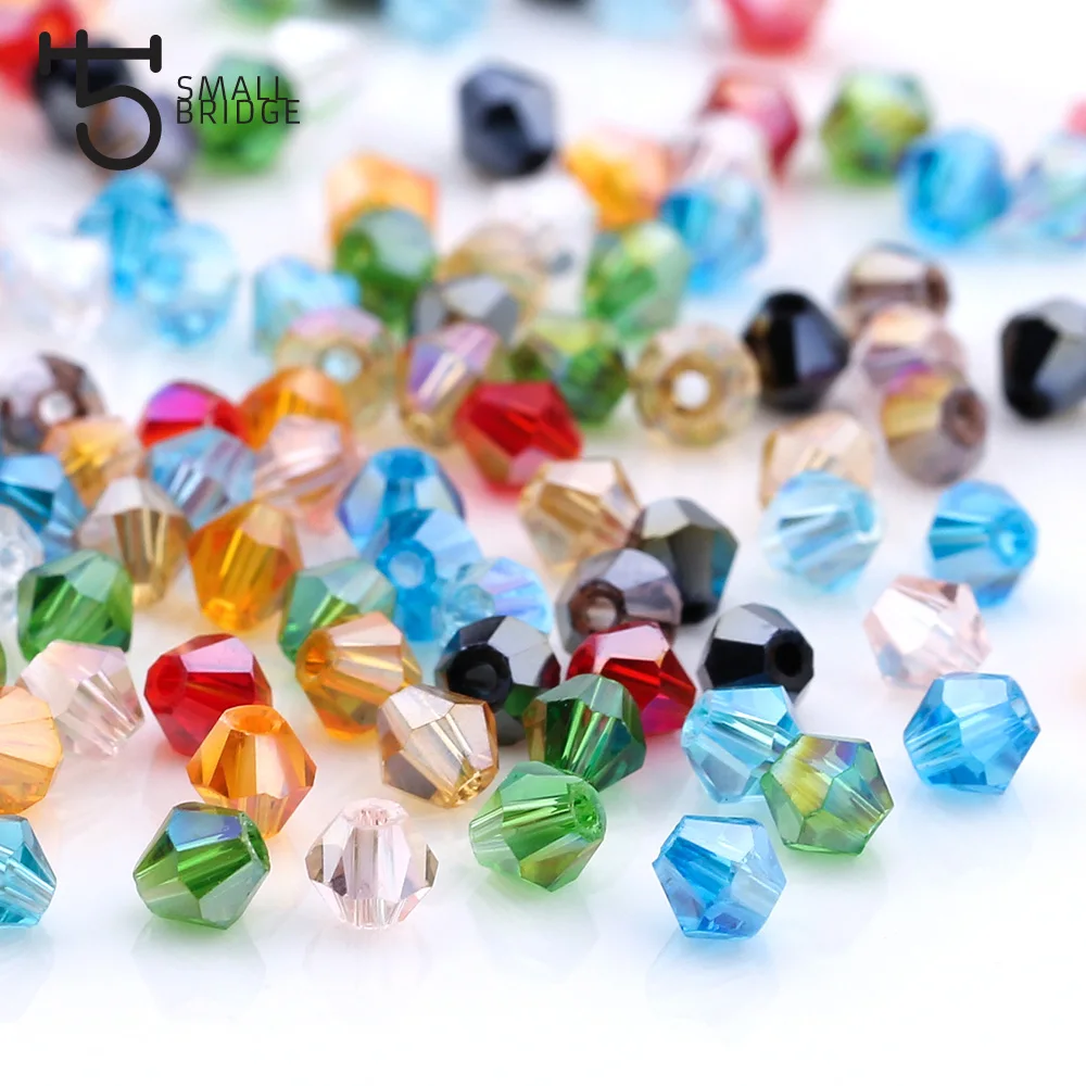 product multiple sizes glass loose crystal beads faceted bicone beads for jewelry making decorations wholesale-30