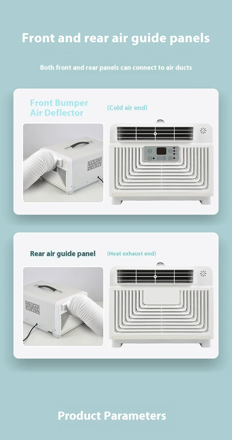 Window Air Conditioner, Portable, 3400BTU, Battery - detail 22