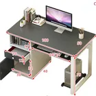 Study China Supplier General Use Computer Table Desk Wooden Home Desk Computer Study Table With Cabinet