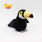 Sound Plush Plush 2020 Hot Sound Sesnor Record Speaking Doll Plush Talking Back Parrot Toy In Red Color
