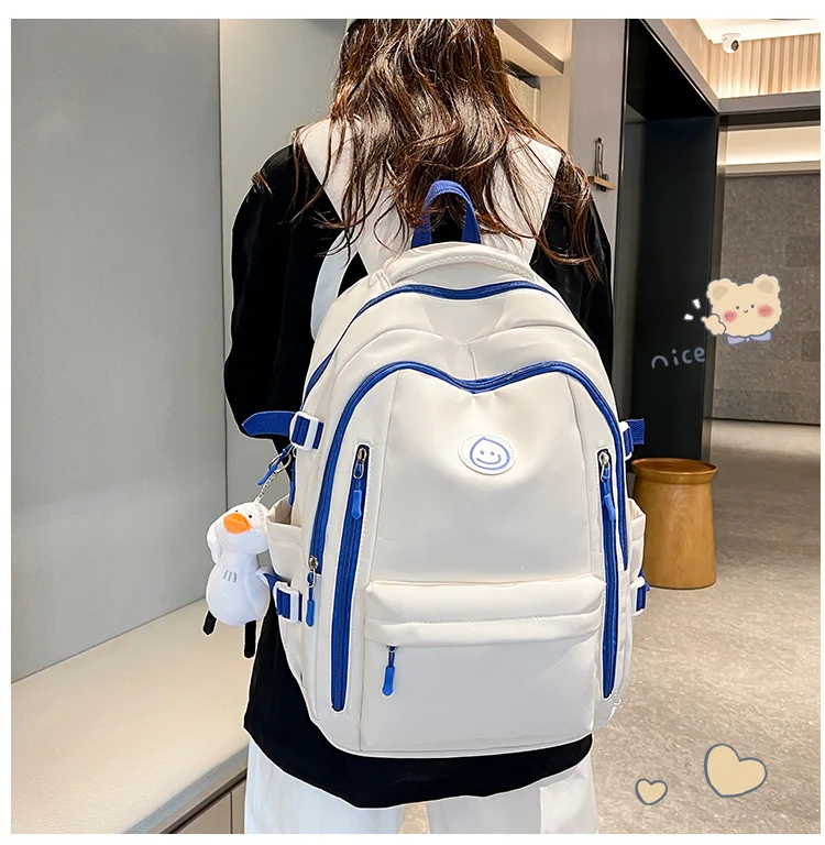 New Casual Student School Bag Girls School Bags Light Weight And High Class Oxford Travel Backpacks Student Women School Bags