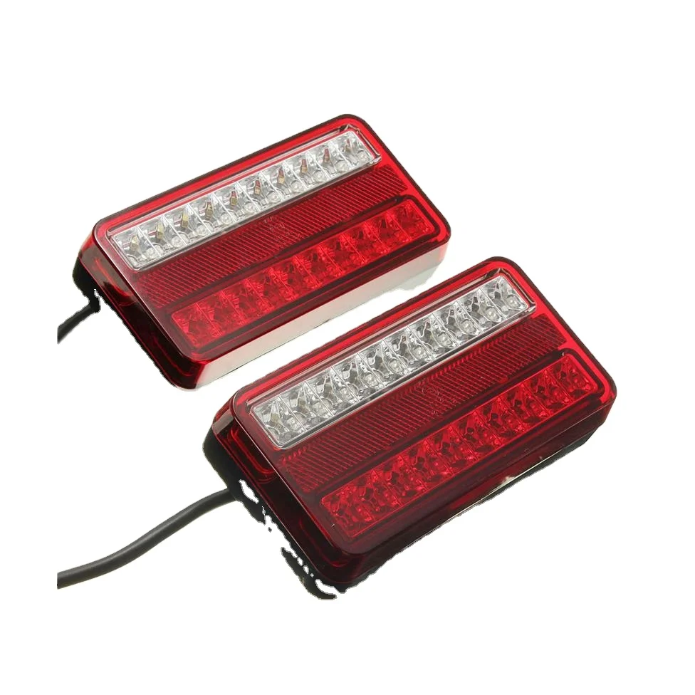 2x TRUCK LED TAIL LIGHT LAMP 24V TRUCK PARTS & ACCESSORIES 