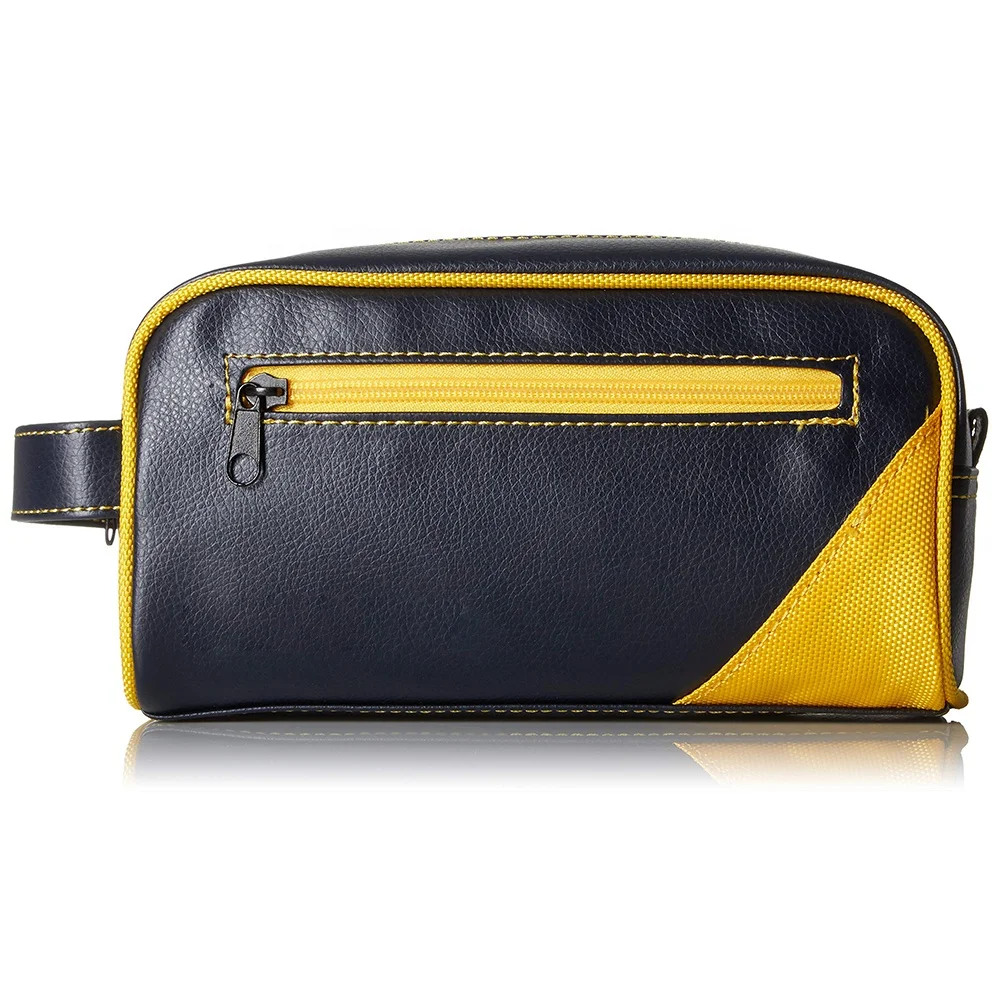 Leather Toiletry Bag Dopp Kit 