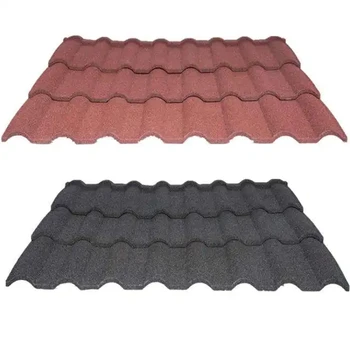 Hot Sale galvanized Steel Roofing Sheet Material Stone Coated Metal Roof Tile