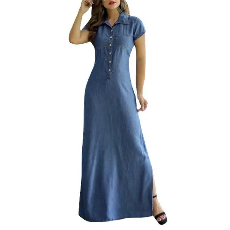 Denim Jeans Dresses Women 
