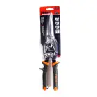 High Quality Non-slip Bi-material Handle Chrome-vanadium Steel Aviation Tin Snip-right Bent
