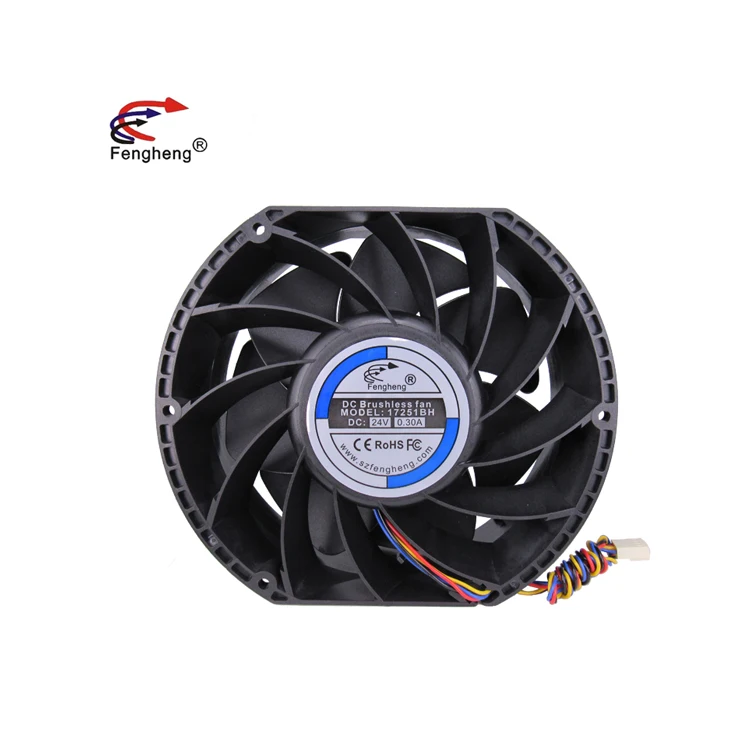 17251 172mm Round Brushless Cooling Fan DC12V Double Ball Bearing 