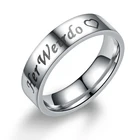 Rings Ring His Weirdo Love And Hers Crazy Love Couple Rings Stainless Steel Ring Wedding Engagement Ring For Women Men