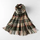 Color Shawl In Stock High Quality Custom Color Autumn And Winter Scarves Shawl For Women
