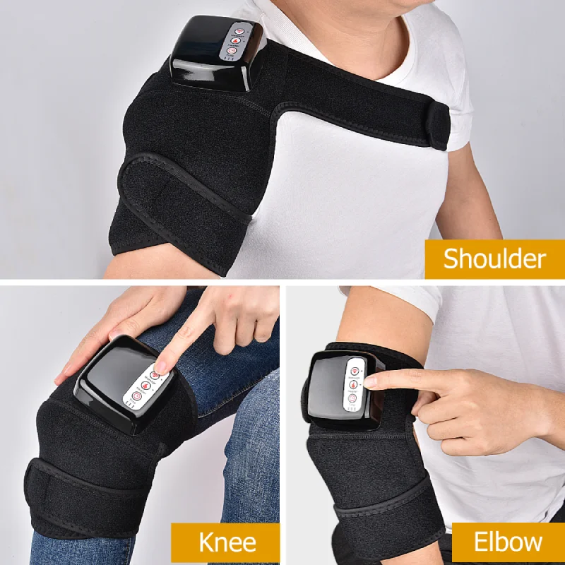 Knee massager and knee pads