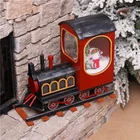 Train Sets Hot Sell Crafts Mini Wooden Train Sets Christmas Decoration Kids Toy Train Home Decoration