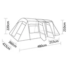 Family High Roof Modern Family Tent For 5-6 Persons