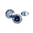 Tanzanite Diamond Tanzanitetanzanite 3-10mm D Color GRA Certified Tanzanite Fire Moissanite Diamond