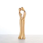 Noble Noble Exquisite Modern Ornaments Golden Couple Home Decoration For Wedding Gifts