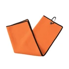 Microfiber Towel With Logo Custom Print Microfiber Waffle Towel Golf Towel With Logo And Hook
