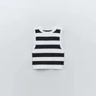 Vest Women Custom Design Knit Vest Summer Striped Vest Women Knit Crop Knit Vest Camisoles