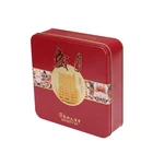 Gift Packaging Tin Gift Tin Box High Quality Customizable Color Metal Square Candy Gift Box Packaging Tin Box