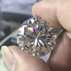 Round Super White VVS1 D Color Round Shape Moissanite Fake Diamond For Jewelry Setting