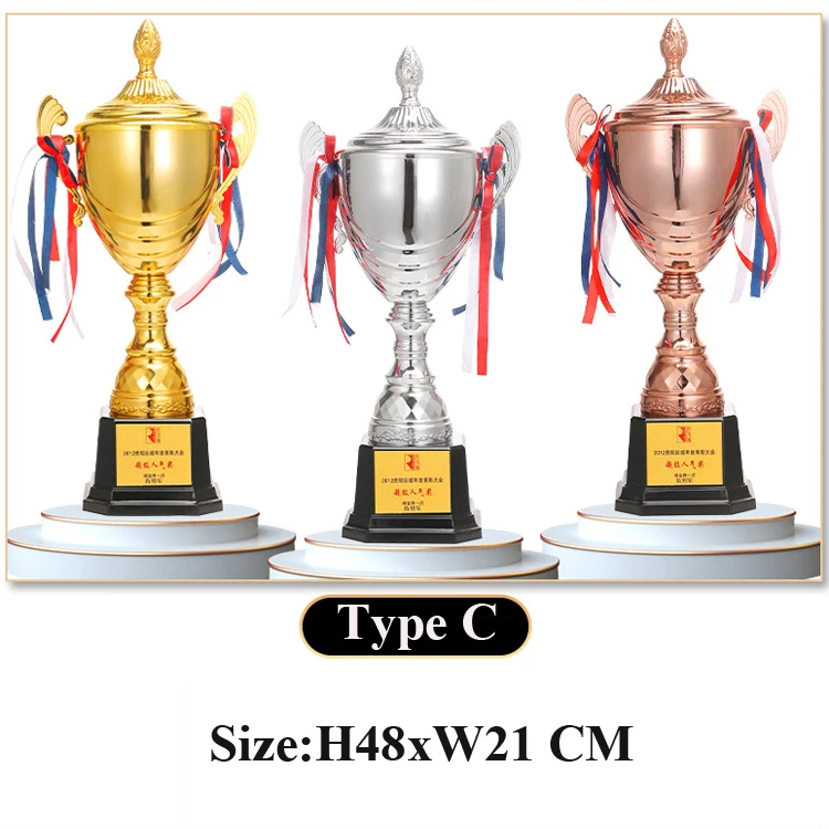 product factory wholesale professional gifts school taekwondo dance award gold silver copper custom sports metal trophy cup-34