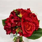 Factory Wholesale Handheld Wild Rose And Rose Combination For Home Decor Artificial Flowers