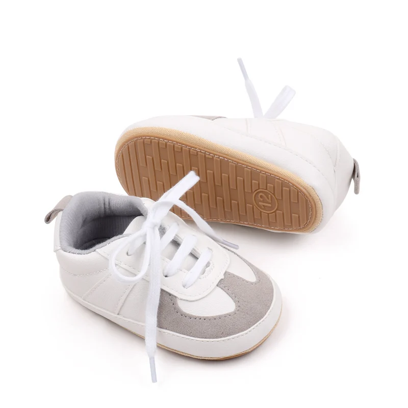 High Quality Lightweight Court Sneakers Anti-Slippery Prewalker Toddler Baby Shoes for Boys Hot Selling Design for Spring Autumn supplier
