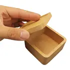 Solid Wood Custom Made Luxury Gift Birch Pine Bamboo Solid Wood Box Jewellery Trinket Storage Box