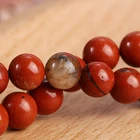 Gemstone Beads Natural Gemstone Red Jasper Round Loose Beads For Jewelry Making Diy Bracelet Accessories