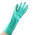 Gloves Flocklined 85g Comfortable Labor Insurance Work Nitrile Latex Gloves Powder Free