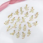 Silver Pendant 925 Silver Old English Letter Pendant 18k Gold Pendant