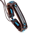 Bangles Bracelet Custom Jewelry Fashionable Handmade Woven Bangles Wax Rope Women Men Leather Bracelet