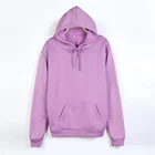 Men Hoodies Fleece Blank Hoodie Wholesale Men Solid Soft Blank Thick Pink Pullover Long Sleeve Hoodies