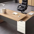 Office Furniture Foshan Custom Fashionable Luxury Wooden Office Furniture L Shaped Executive Office Desk