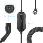 New Design Workersbee TUV Certificate Mode 2 10A 16A Smart Portable EV Charger With Schuko Plug