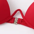 Swimsuit Wholesale Foreign Trade Split Swimsuit Pure Color Bikini Sexy Bikini European And American Swimsuit