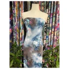 Polyester Good Price Good Quality Fade Out Effect Flower In Digital Print Of Polyester For Long Dress