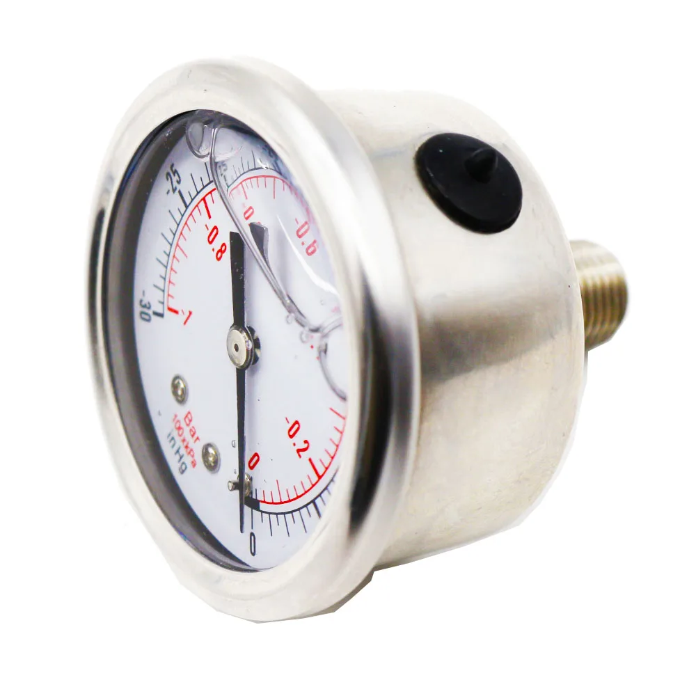 0~-30inHg 0~-1bar Vacuum Pressure Gauge 50mm Dial Pressure Meter Manometer for 