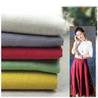 100% Cheap Wholesale 100% Pure Plaid Woven Linen Fabric Fabric For Shirt Clothing