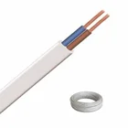 Pvc Insulation Cable H03VVH2-F 0.5mm2 0.75mm2 2core PVC Insulation PVC Sheath Flat Cable