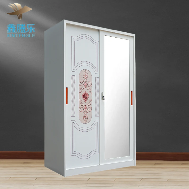 Customizable Cheap Powder Coat Bedroom Furniture Assembled Kids Wardrobe Clothes Portable Baby Cupboard Armoire Premium Quality