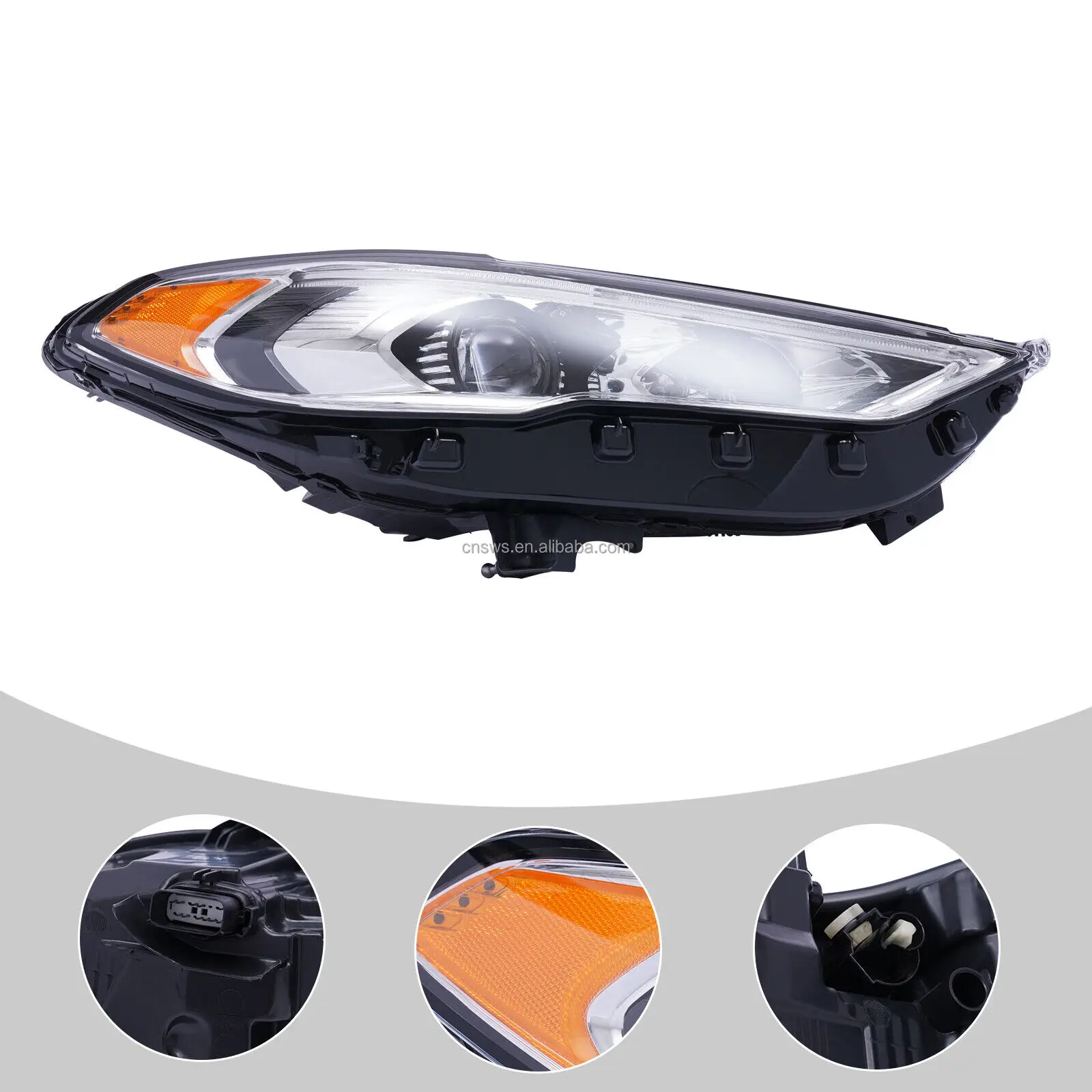 product rh lh headlight factory sale full led headlamp for 2017 2020 ford fusion mondeo-36