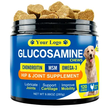 ODM/OEM Best Joint Health Supplements for Dogs: Glucosamine Chews for Hip & Joint Care, Lubrication, and Mobility Support