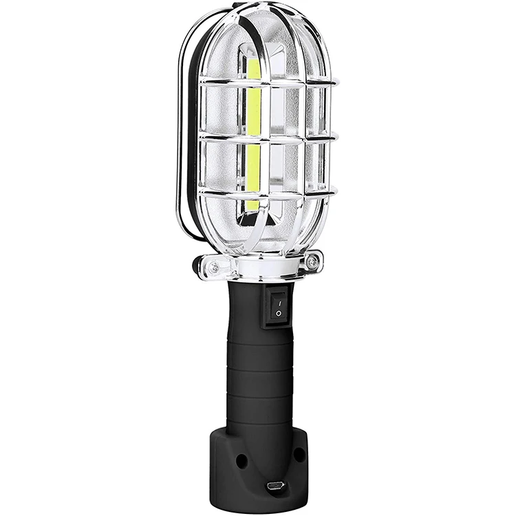 Work Lamp LED COB 3w Rechargeable Battery Tilting Snaps 