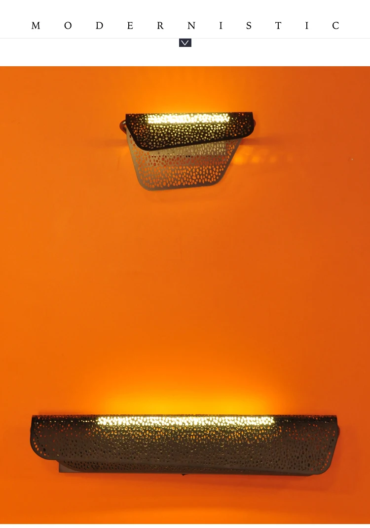 China Manufacturer Bedroom Modern Metal&acrylic Finish Wall Light