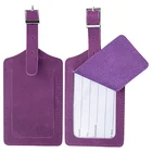 Luggage Tags Baggage OEM ODM Custom Genuine Leather Luggage Tags Baggage Tags ID Labels