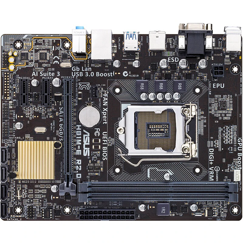 new H81M-E R2.0 FOR ASUS Intel H81 DDR3 DIMM 1150 support i5 4590 i7 4790  motherboard pc mainbaord| Alibaba.com