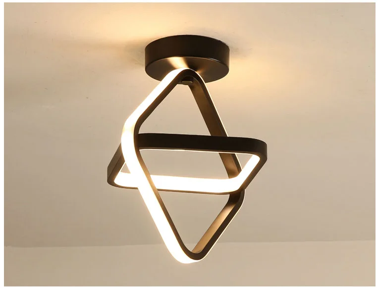 Nordic LED Aisle Light Round Square Ceiling Lamp Cloakroom Corridor Balcony Foyer Ceiling Lights Decoration Home Luminaire