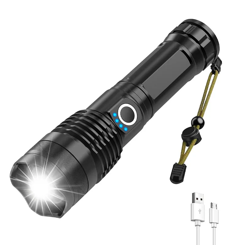 high power flashlight rechargeable