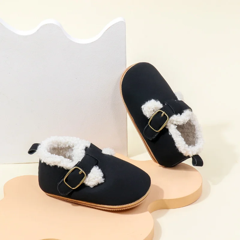 High Quality Unisex Winter Warm TPR Outsole Sneakers for Baby Toddlers Anti-Slippery Features EVA Insole Material for Boys Girls details