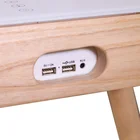 Furniture Factory Customized Wireless Charging Touch Screen Smart Furniture Bed Side Table Speaker