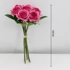 Pink Wedding Roses Wedding High Quality Dark Rose Pink Wedding Flowers Bouquet